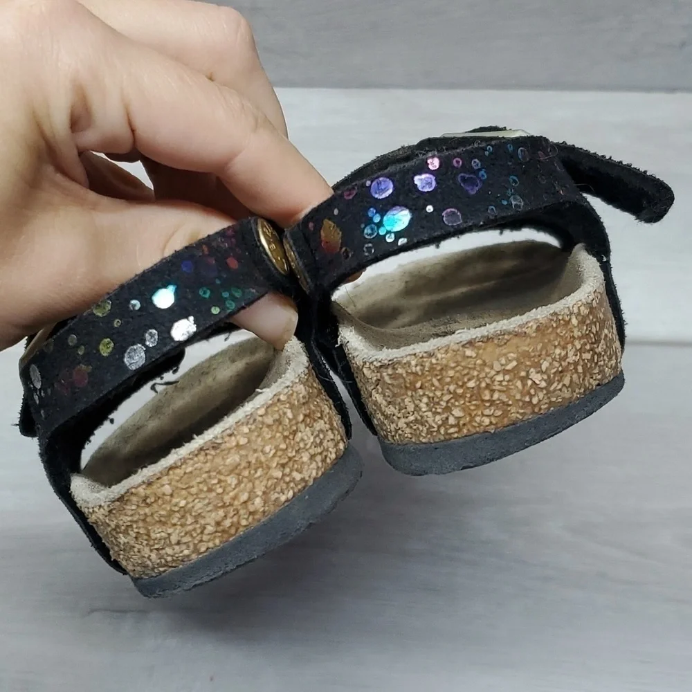 Birkenstock Kids Girls Rio Mozaic Ankle Leather Strap Sandals shoes sz 26/C3